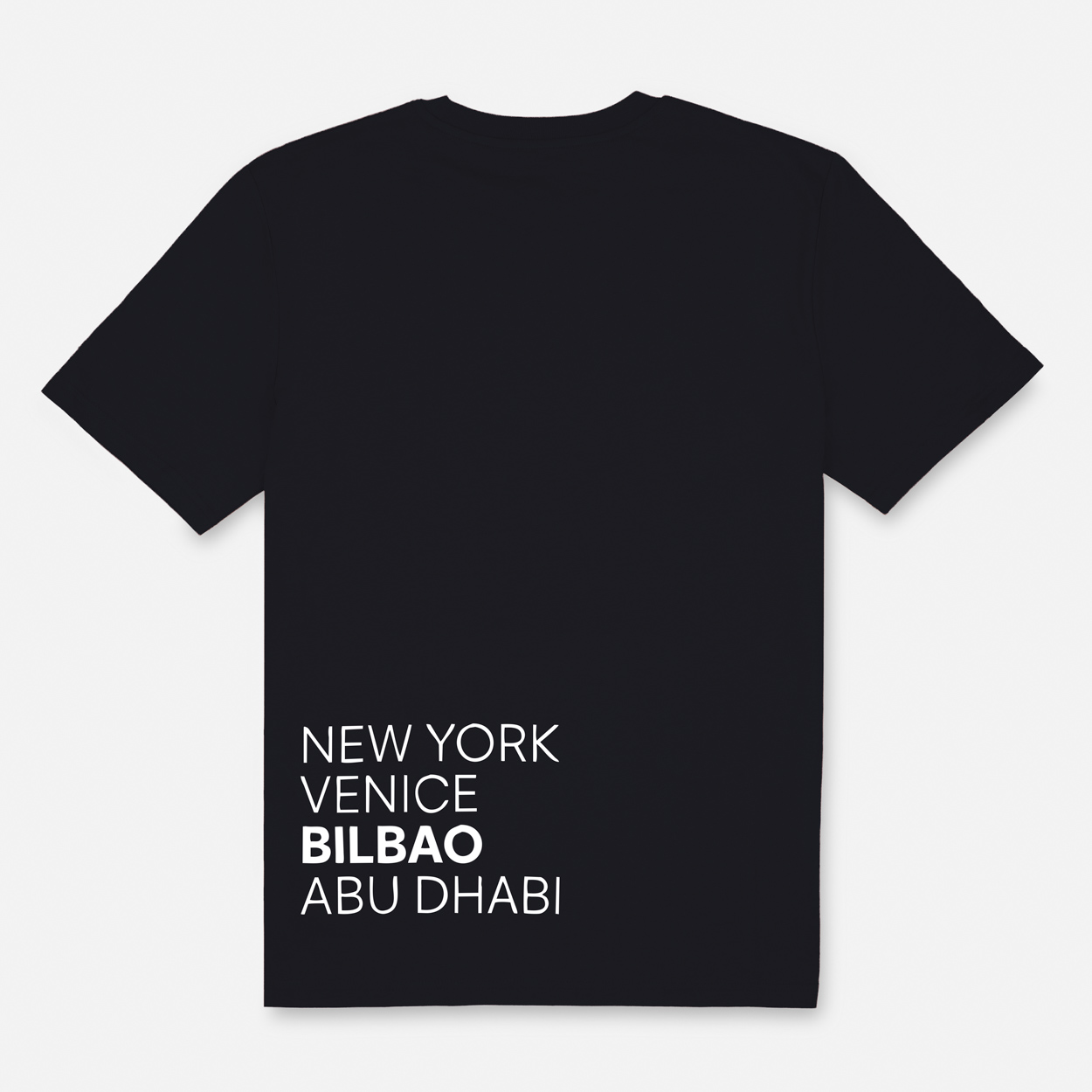 Camiseta  Guggenheim Constellation, negro